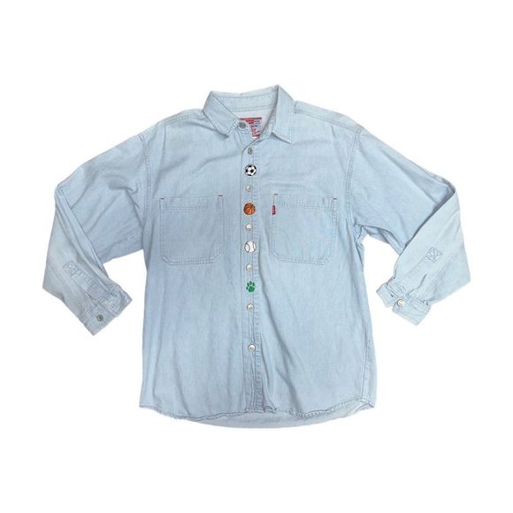 Vintage Levi’s Sports Long Sleeve Button Up - Picture 1 of 4